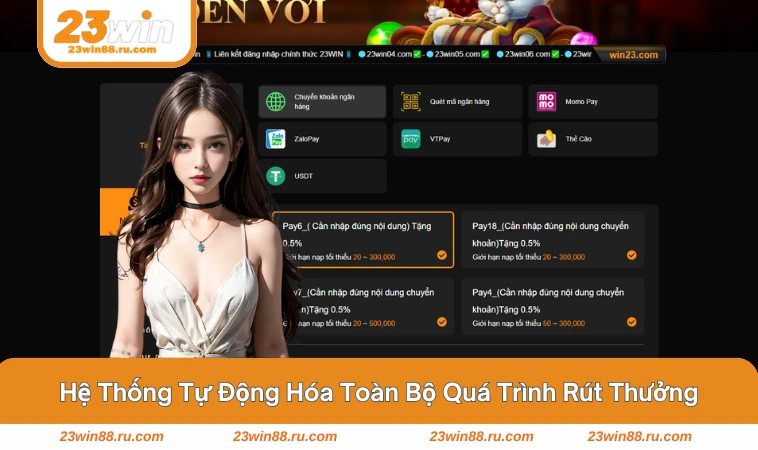 Home 34 Quy trình nạp - rút tiền được tối ưu cho người dùng mới.