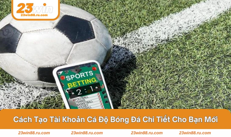 cách tạo tài khoản cá độ bóng đá