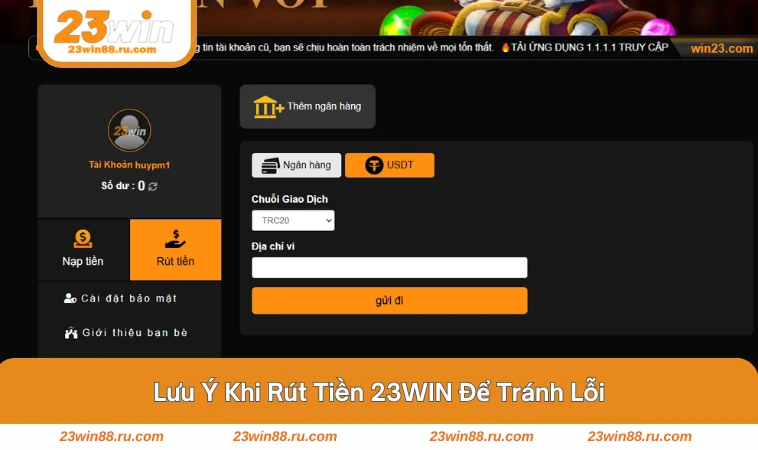 Rút Tiền 23WIN 3 Bộ phận hỗ trợ 23WIN giúp xử lý nhanh các sự cố khi rút tiền.