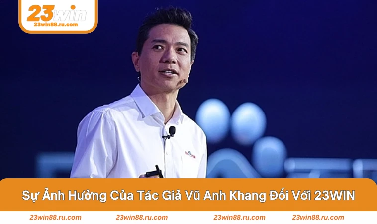 Vũ Anh Khang cùng đội ngũ nhân viên tại buổi lễ ra mắt dự án mới của 23WIN.