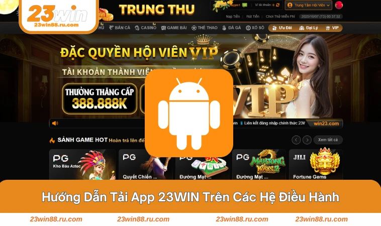 Tải App 23WIN 2 Cài cấp quyền trên iOS và Android để app hoạt động